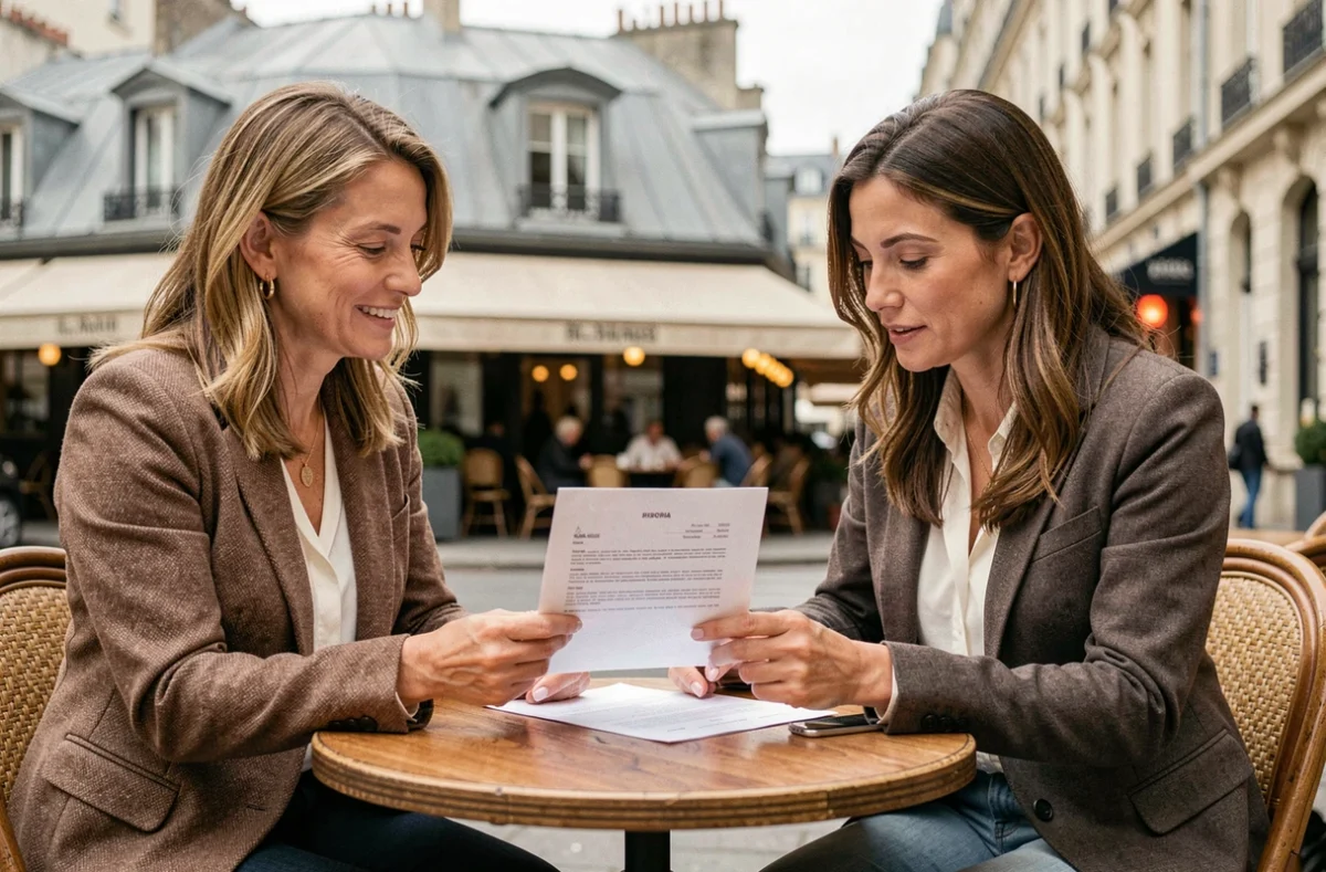 Entretien d'embauche pour un poste de femme de ménage dans un café parisien, recrutement aide à domicile